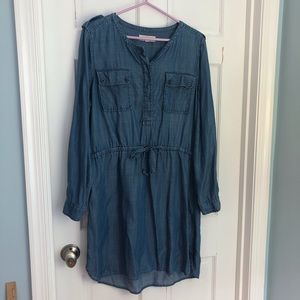 Lightweight denim shirt dress Vince Camuto